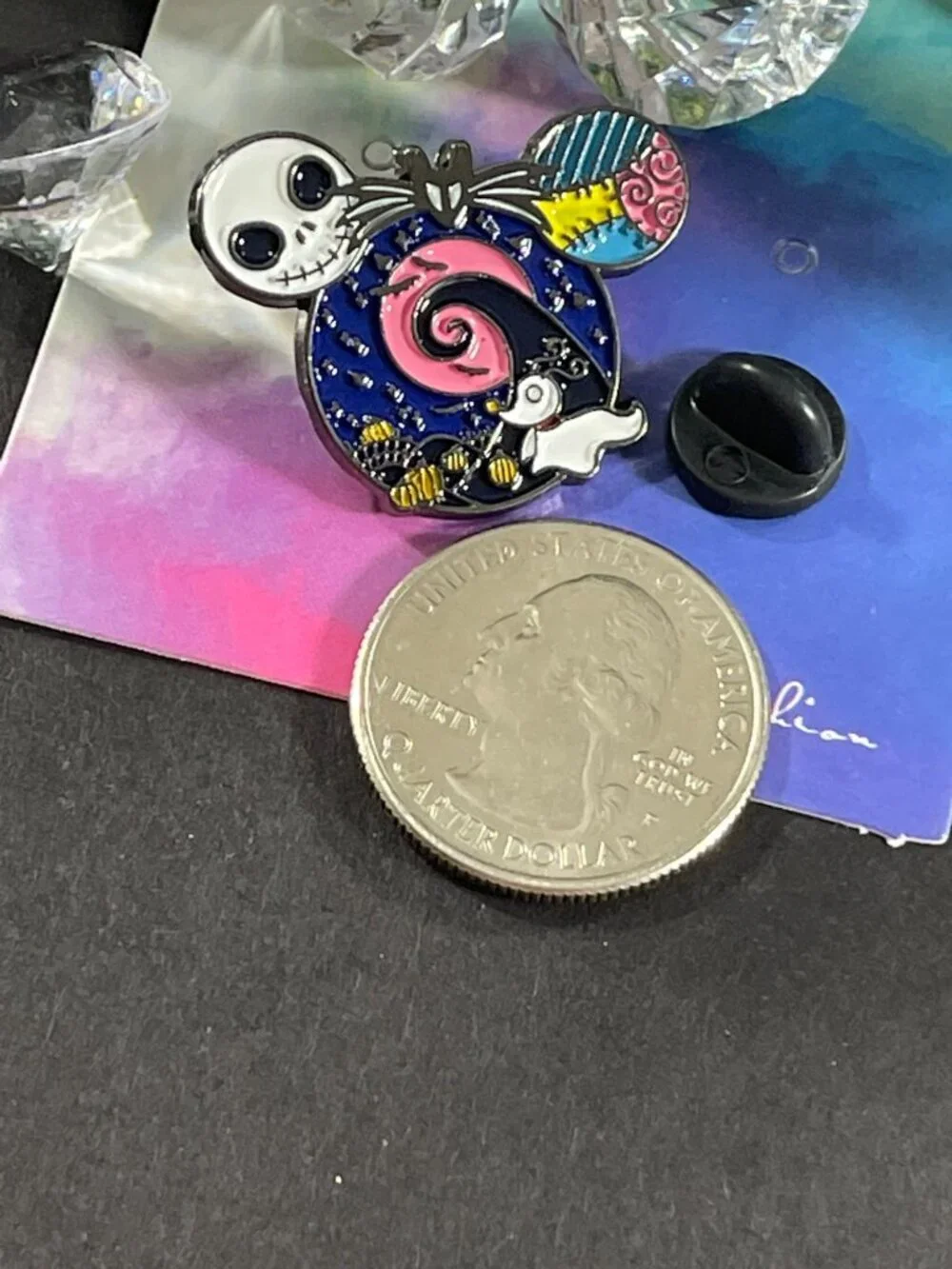 Jack Sally Skellington Lapel Pin Mouse Icon Badge Nightmare Brooch Accessories